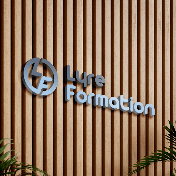 logo lyre formation